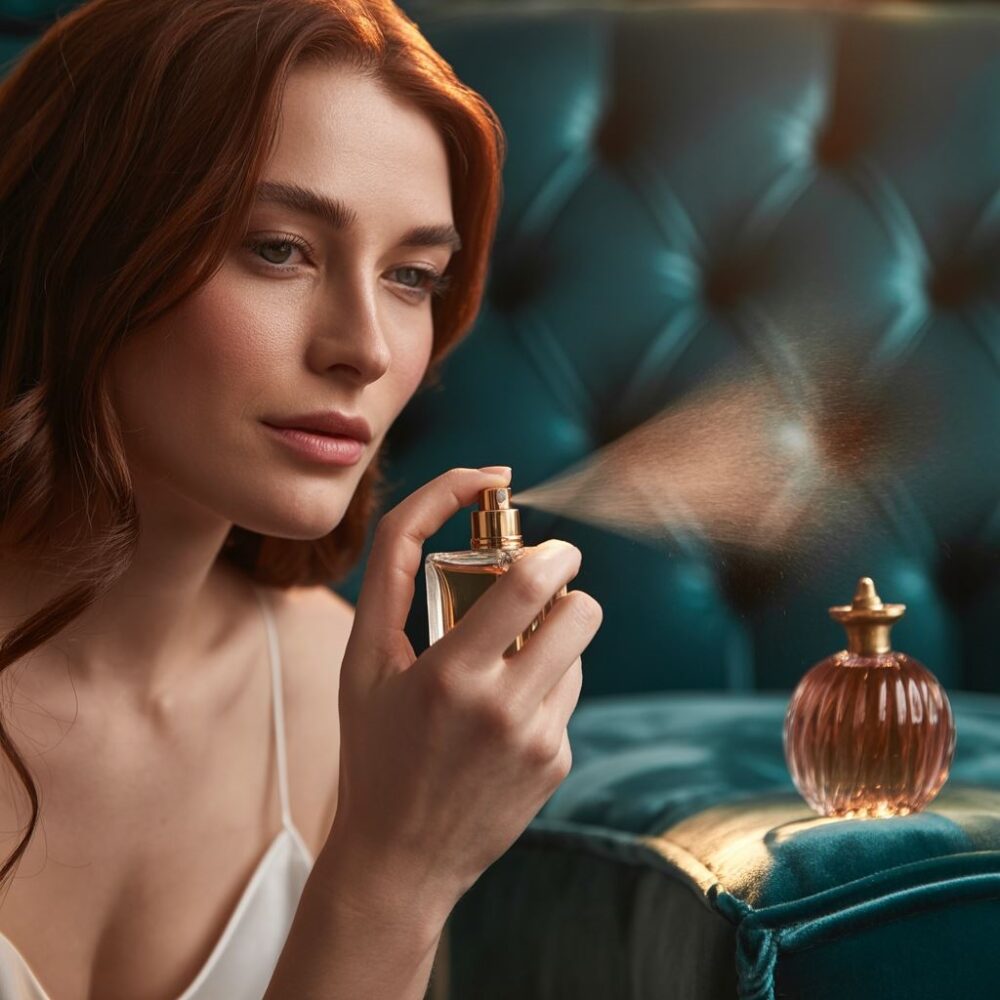 aplikacja perfum na nadgarstek