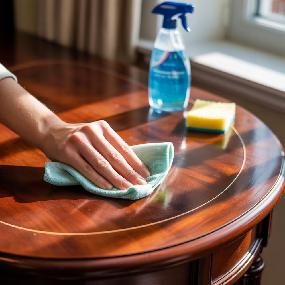 czyszczenie markera z mebli