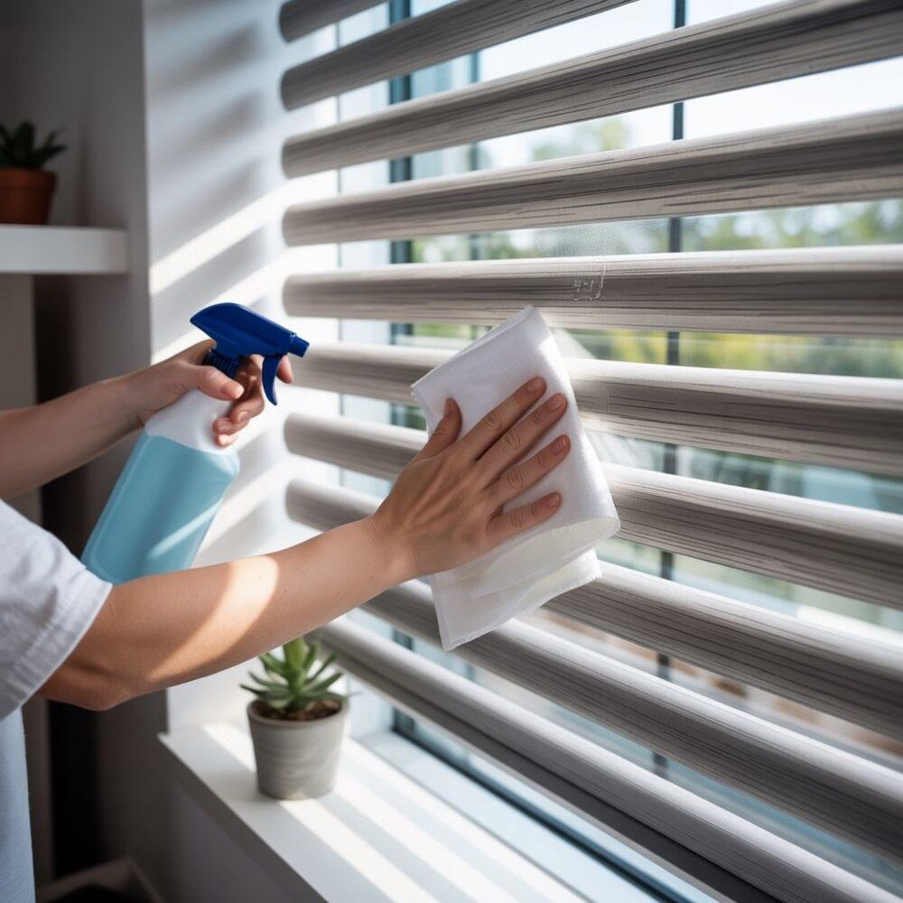 domowe czyszczenie rolet