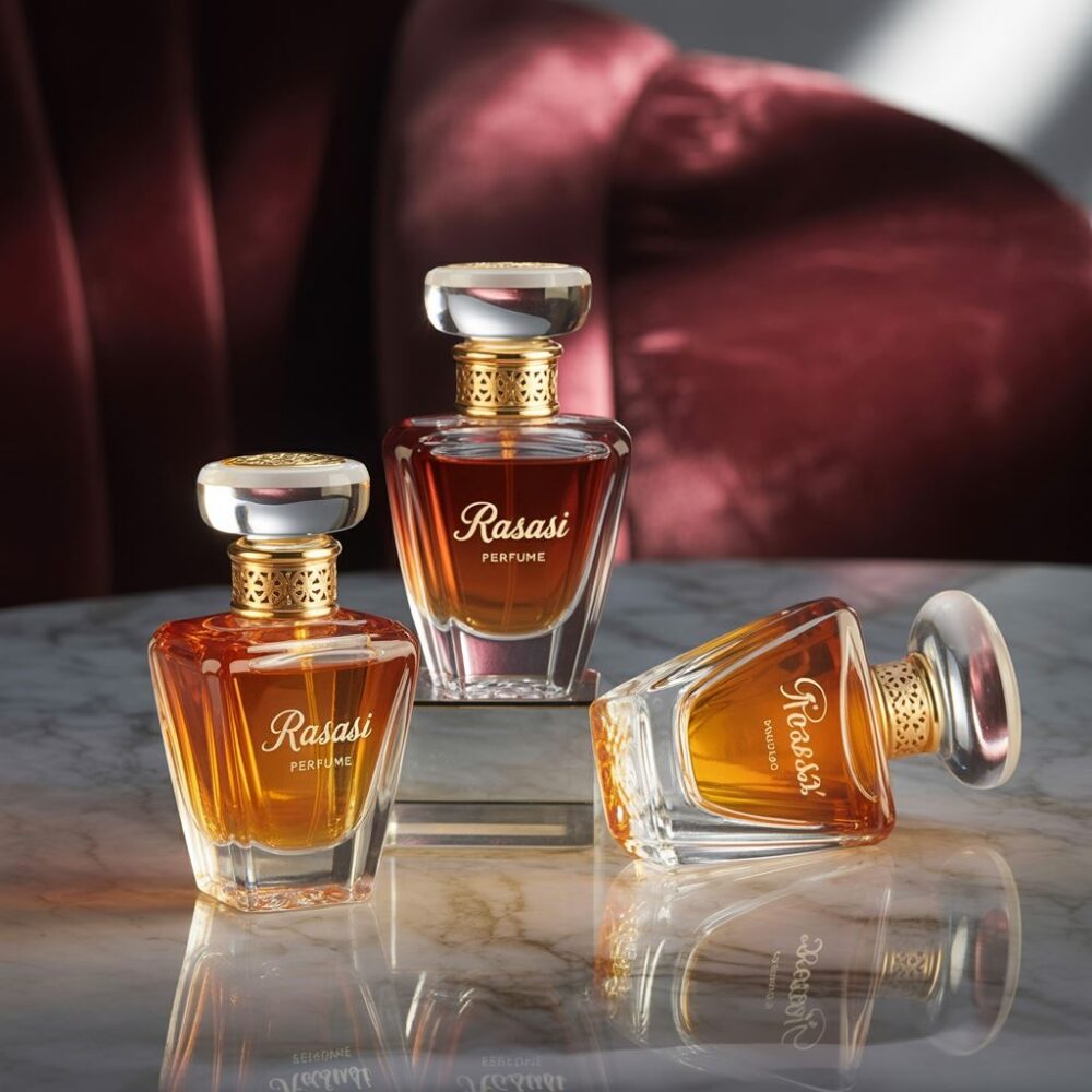 eleganckie perfumy na marmurze