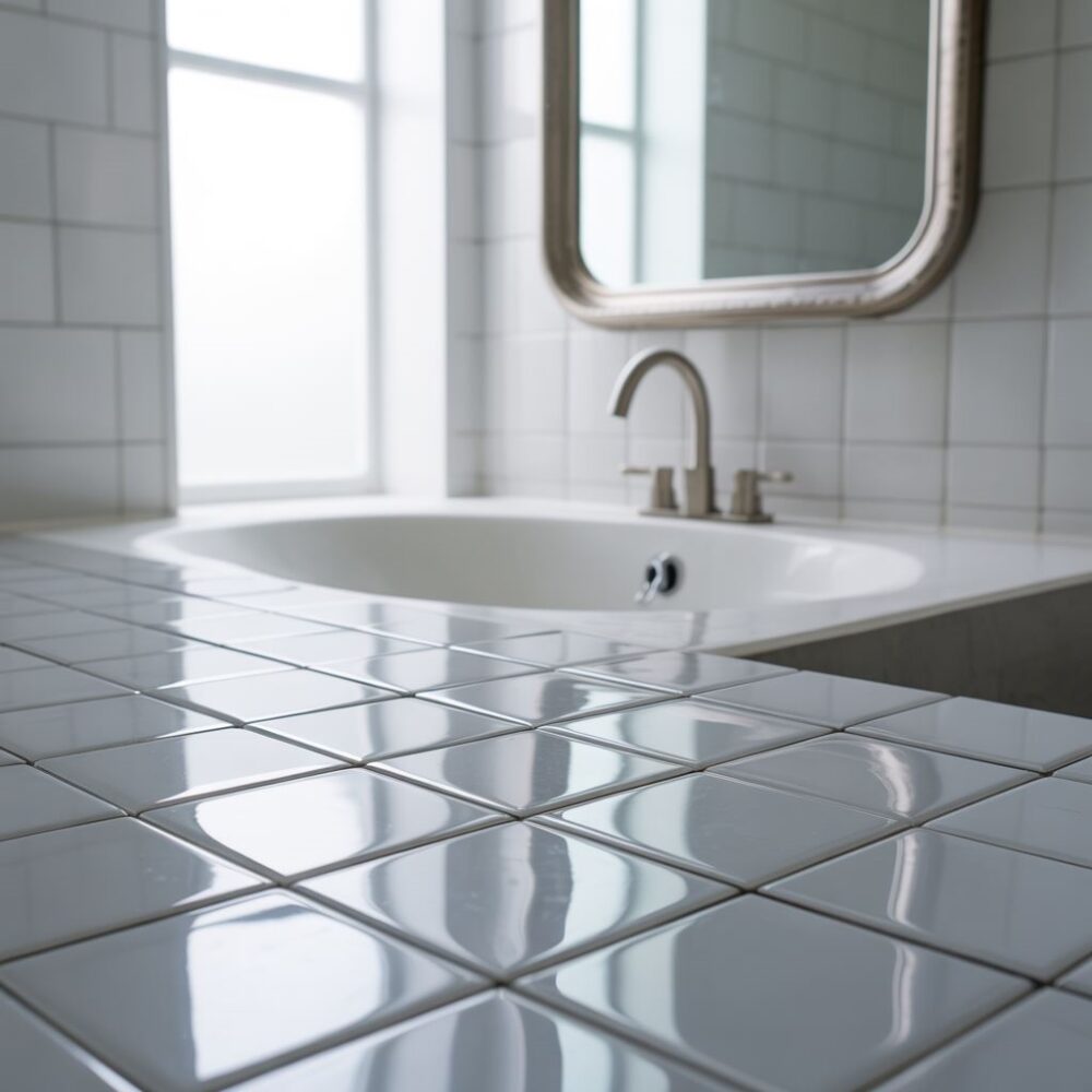 instalacja paneli na stare kafelki