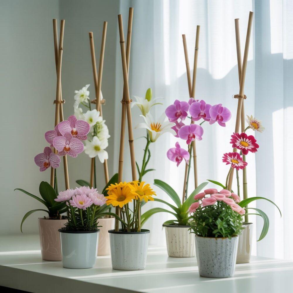 kijki bambusowe do roślin