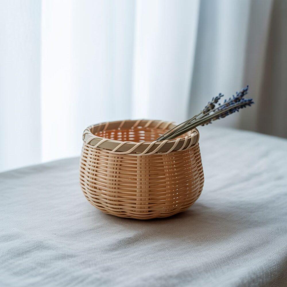 koszyczek bambusowy