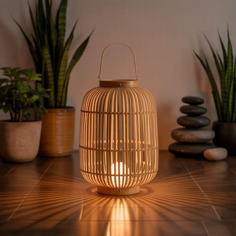 lampion bambusowy