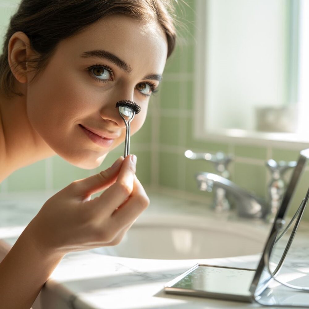 makijaż bez zalotki