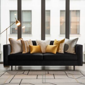 modne poduszki do salonu