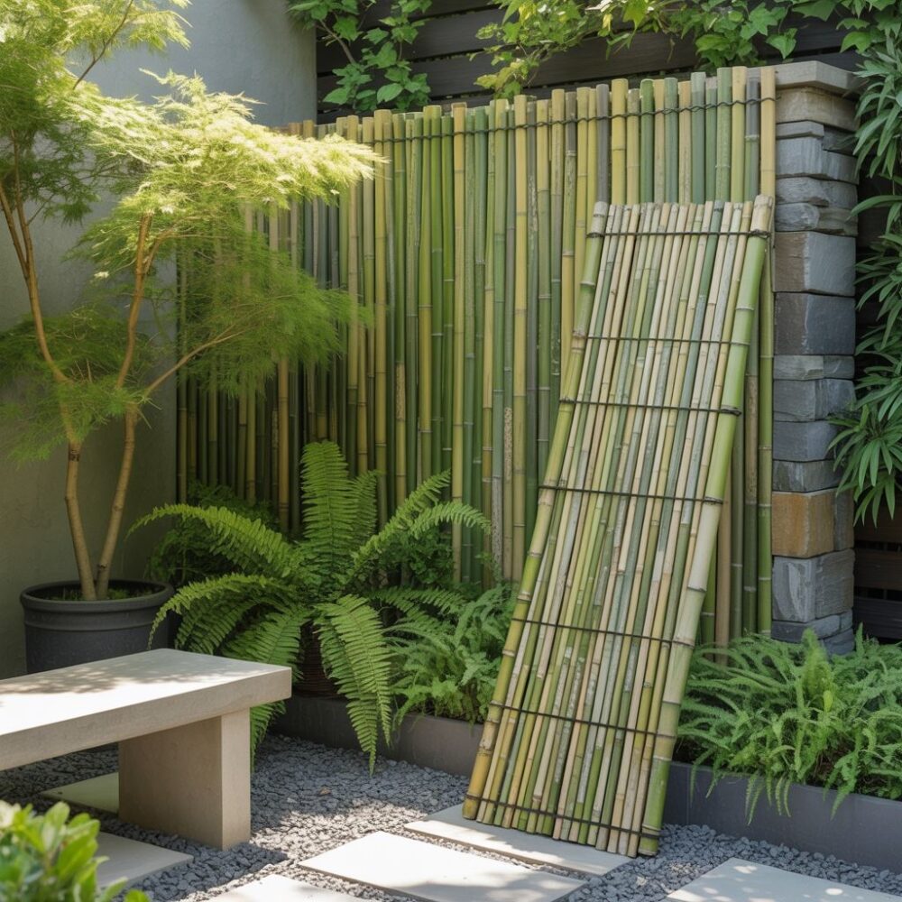 naturalna osłona bambusowa