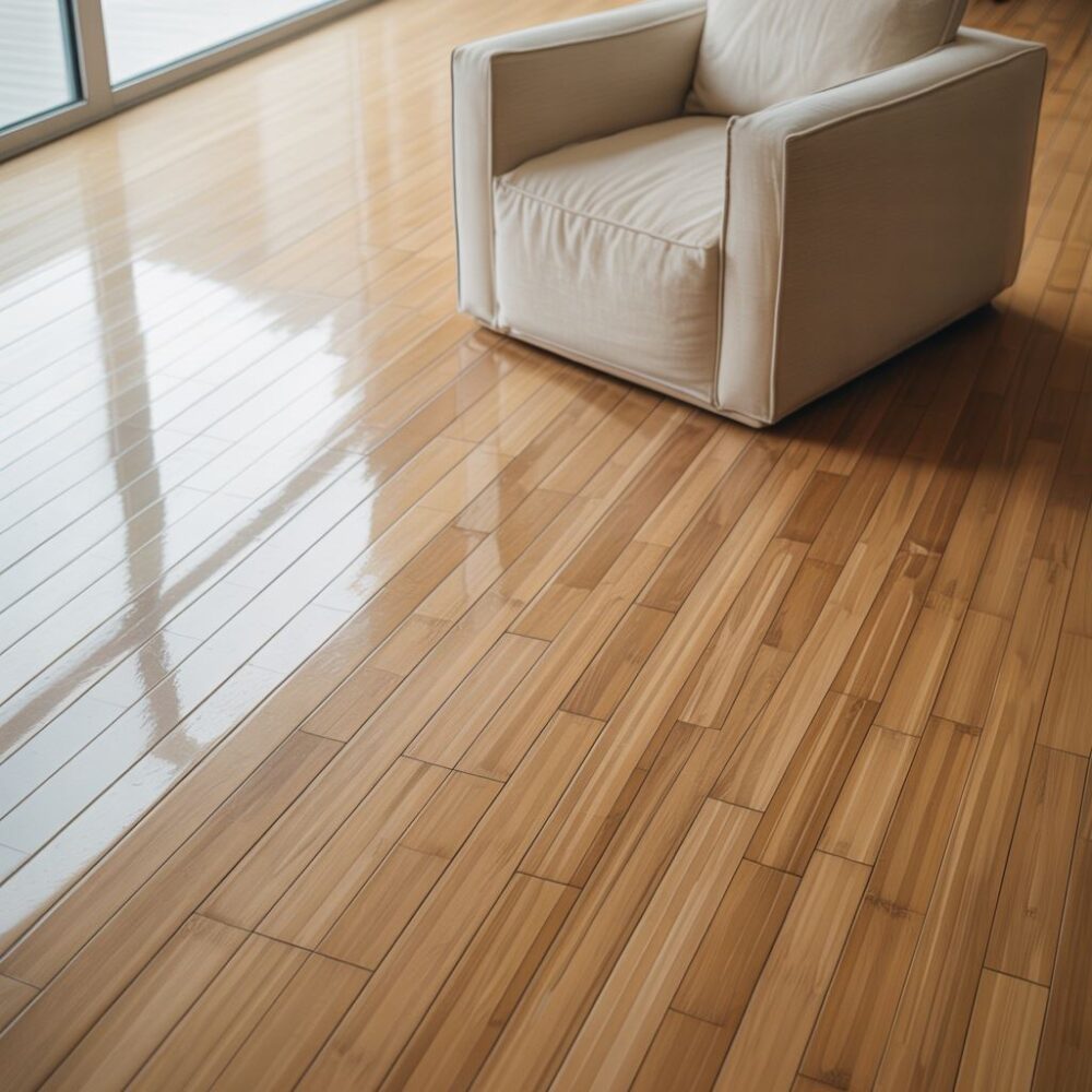 naturalna podłoga z bambusa