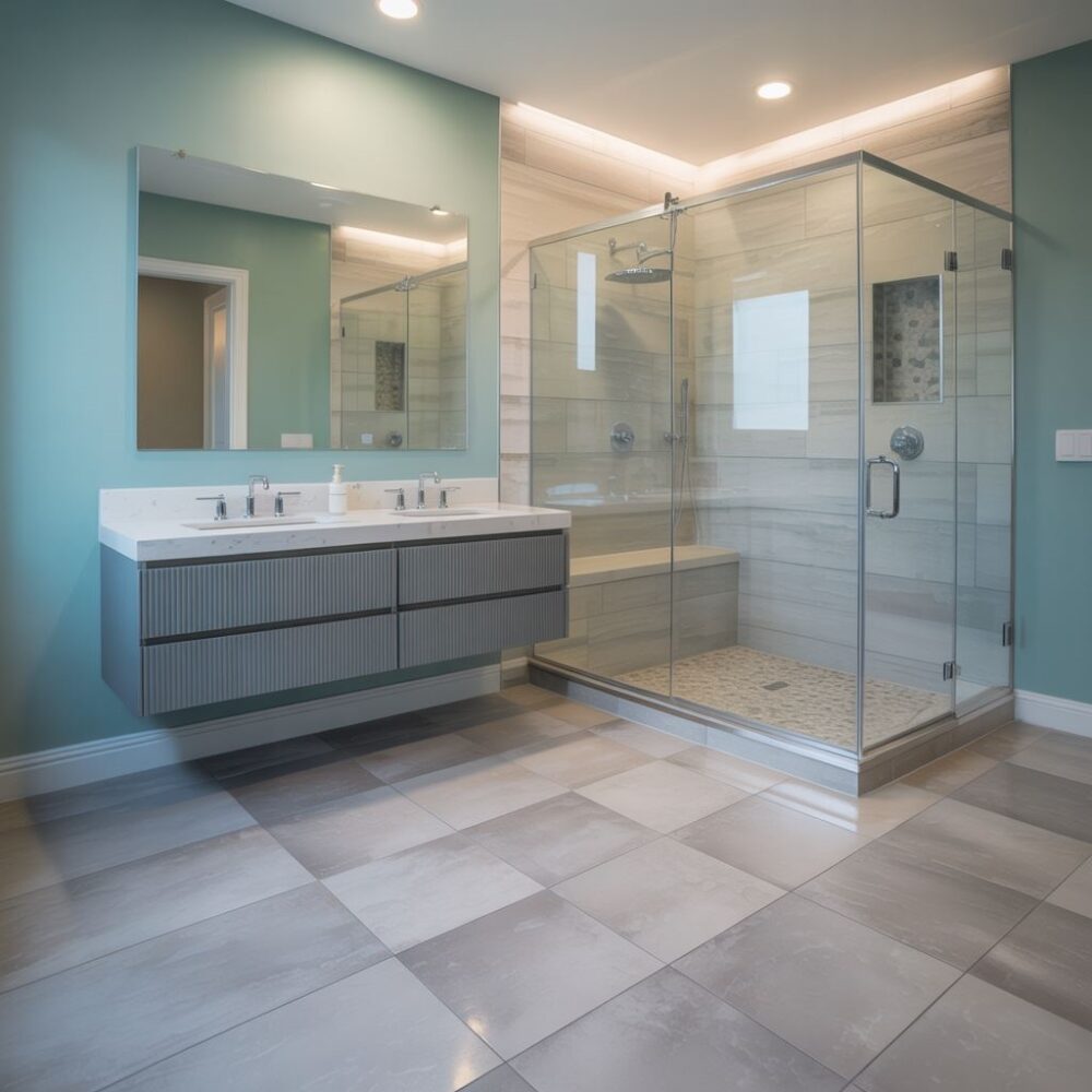 nowoczesne panele winylowe na płytkach