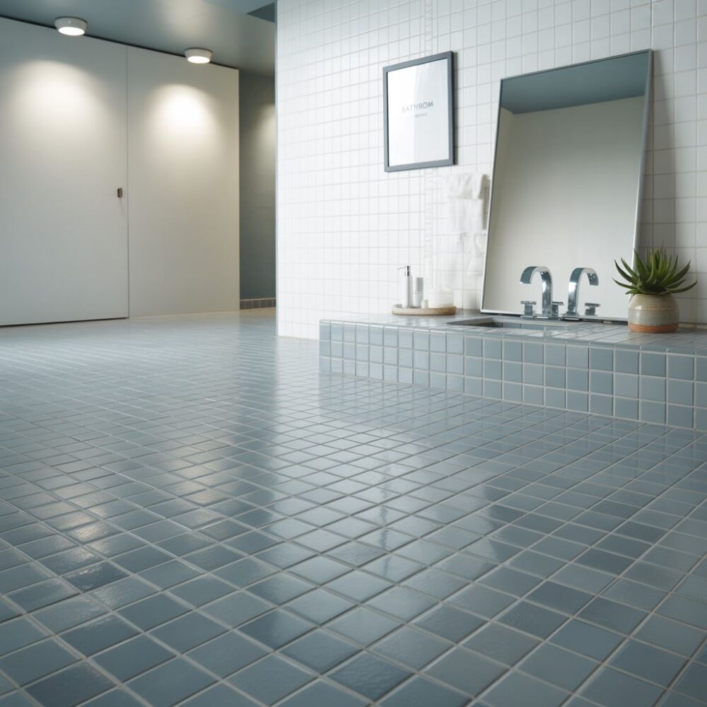 odświeżenie łazienki bez zrywania płytek