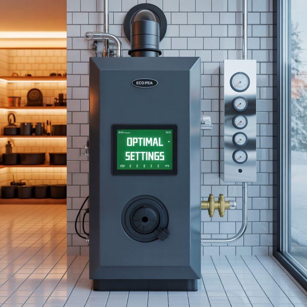 panel sterowania piecem ekogroszek