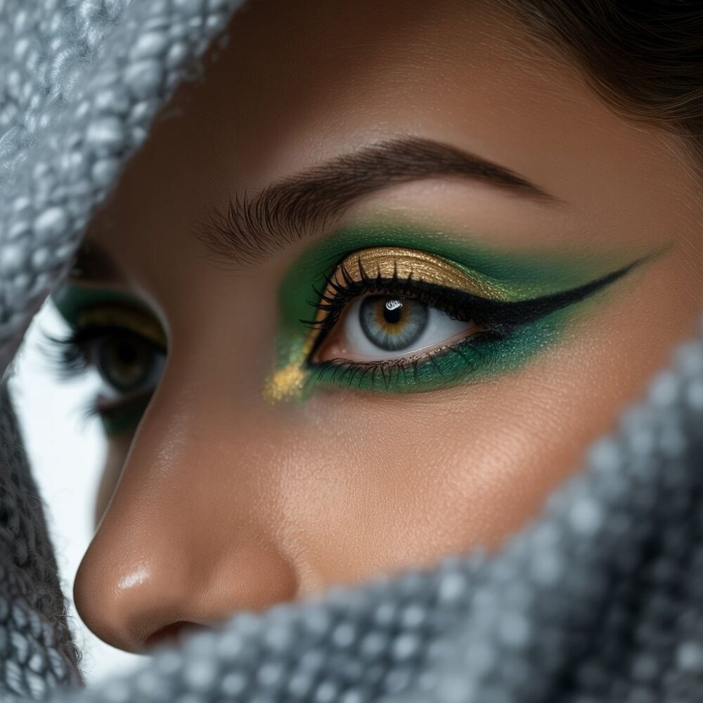 precyzyjna kreska eyelinerem
