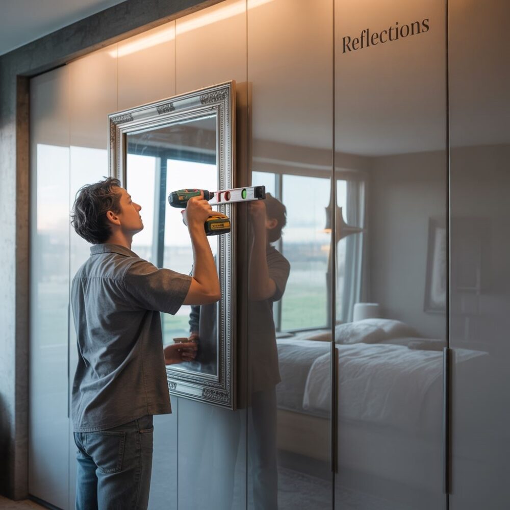 precyzyjne ustawienie lustra