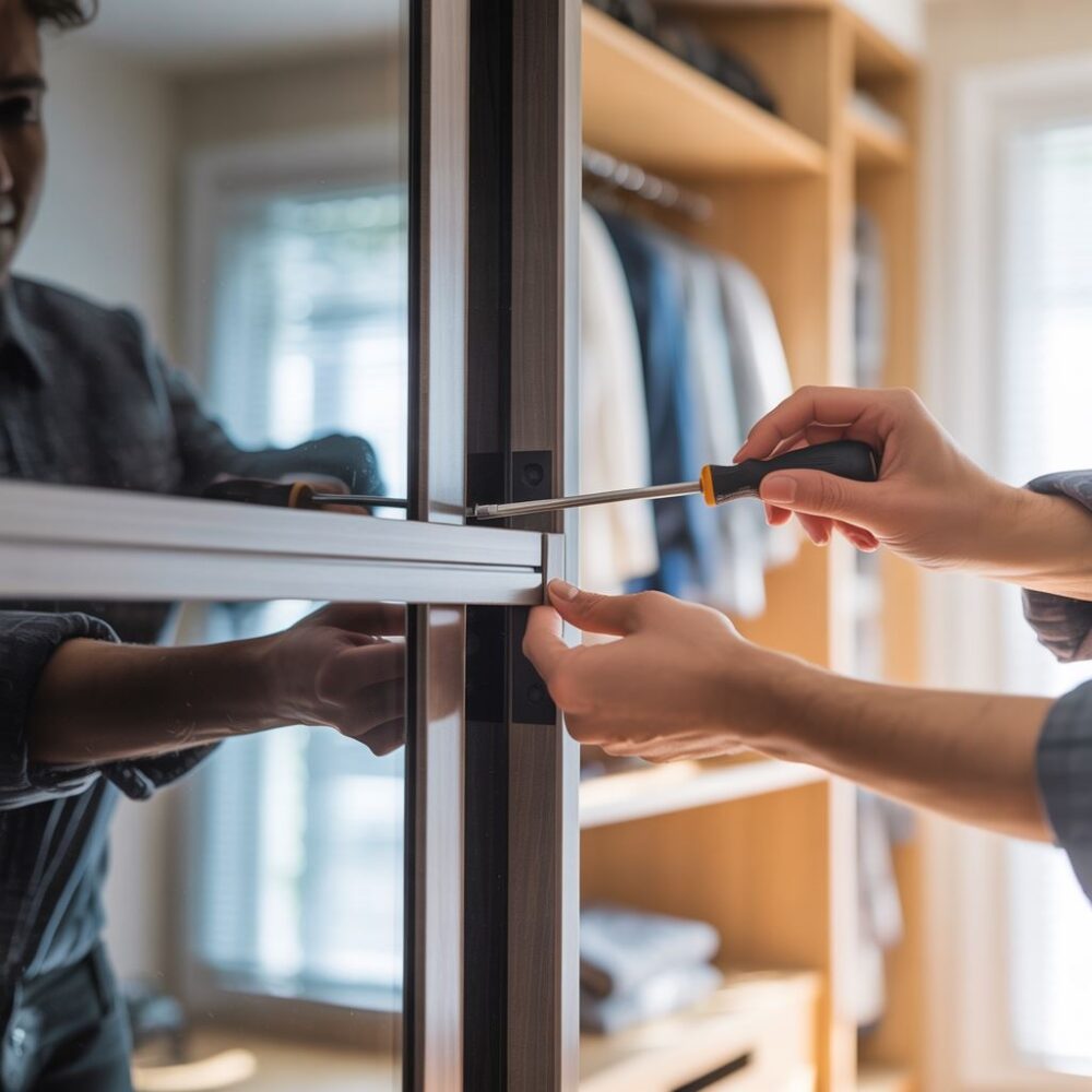 regulacja drzwi przesuwnych