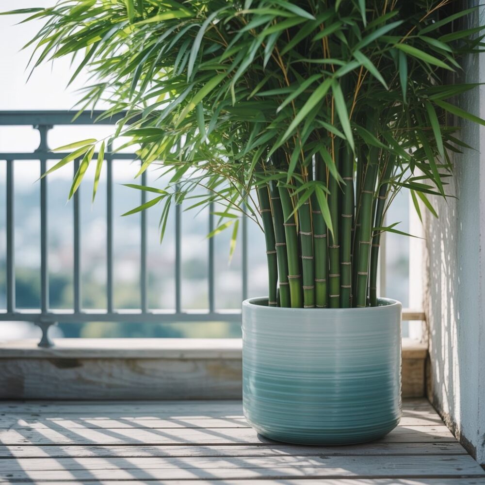 sadzenie bambusa w doniczce