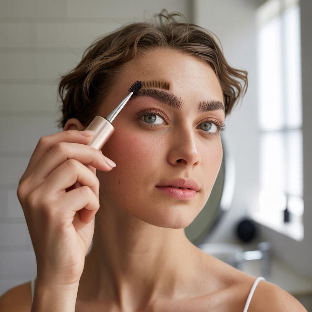 stylizacja brwi bez mydła