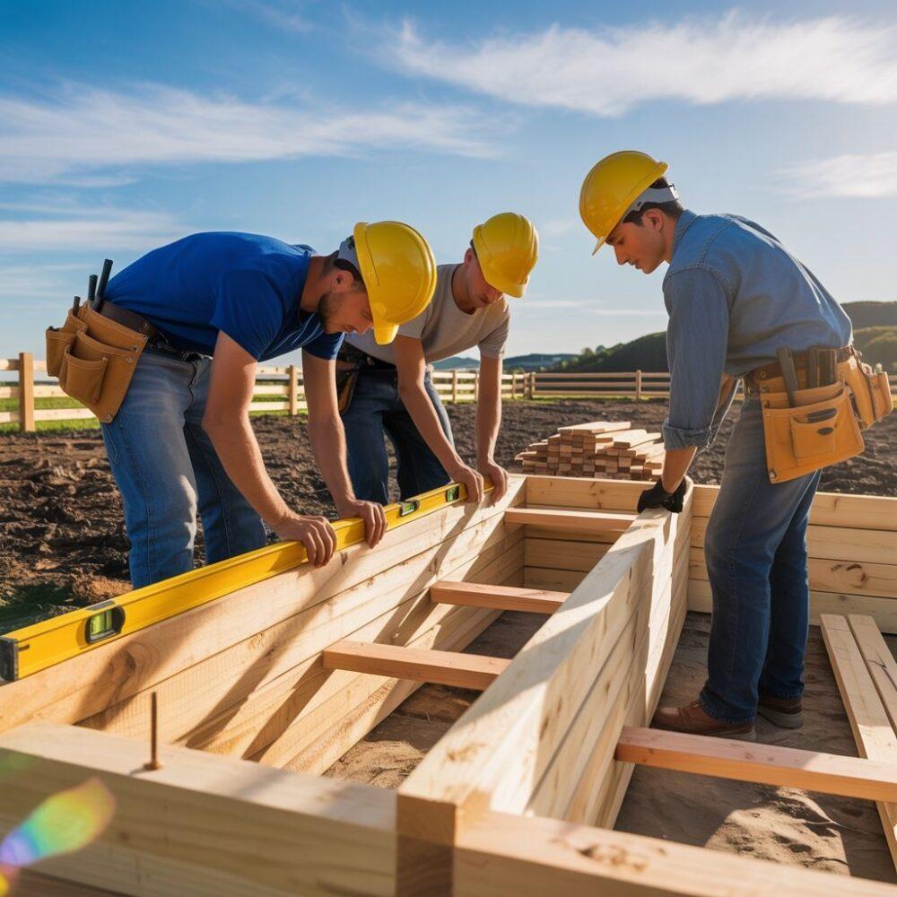 szalunek pod ogrodzenie