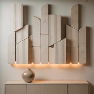 tapeta strukturalna na ścianie