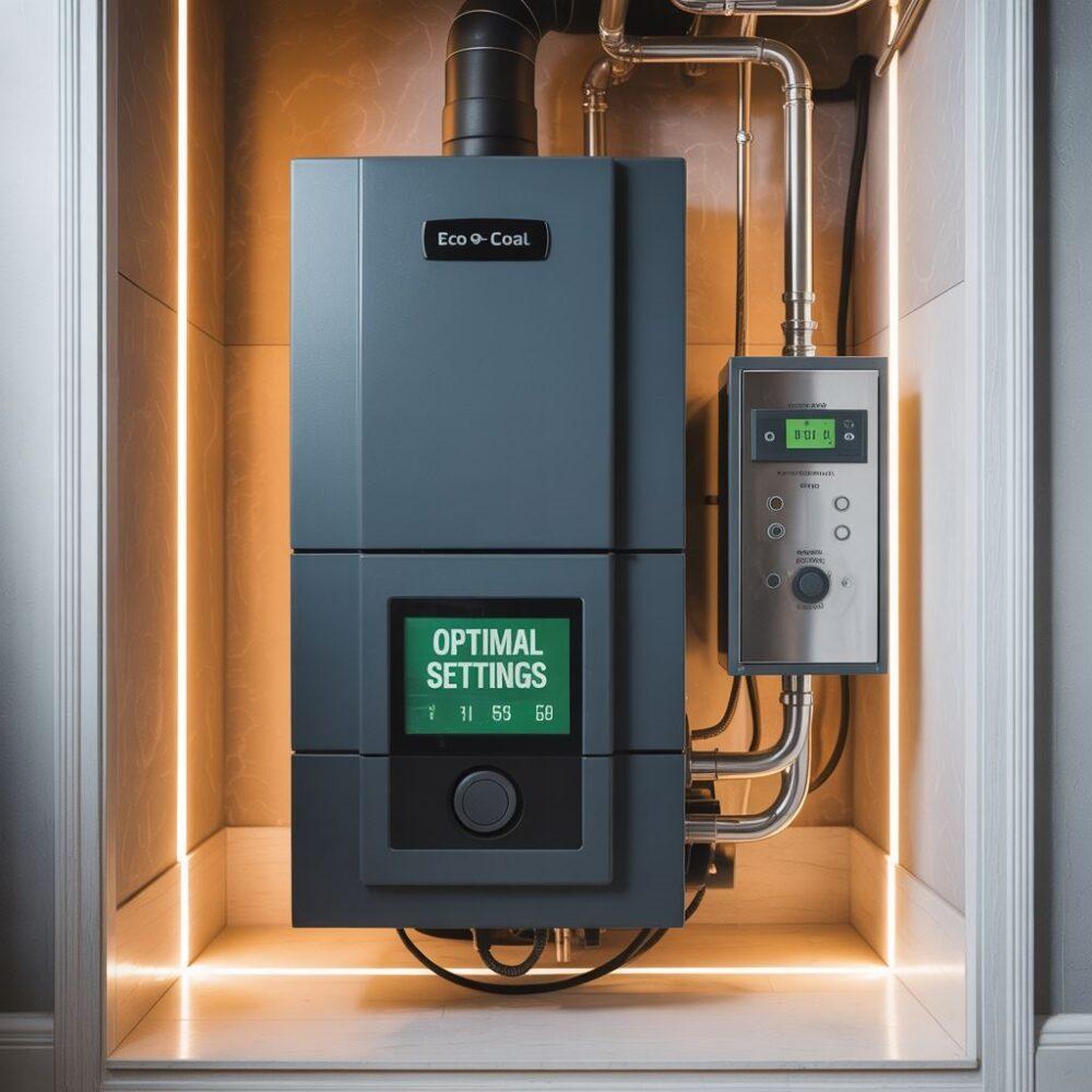 ustawienia temperatury na kotle