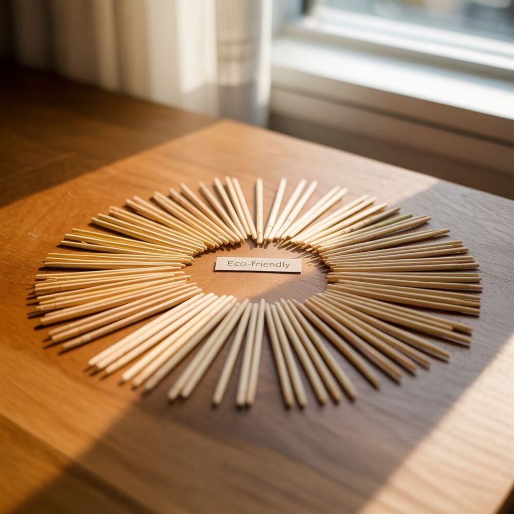 wykałaczki na białym tle