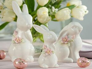 porcelanowe zajączki wielkanocne